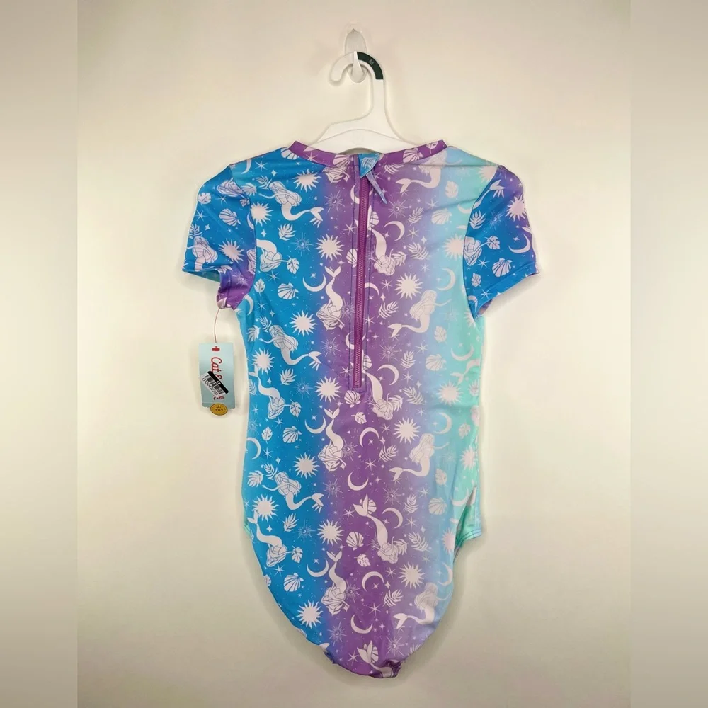 Girls' Mermaid One Piece Rash Guard - Cat & Jack